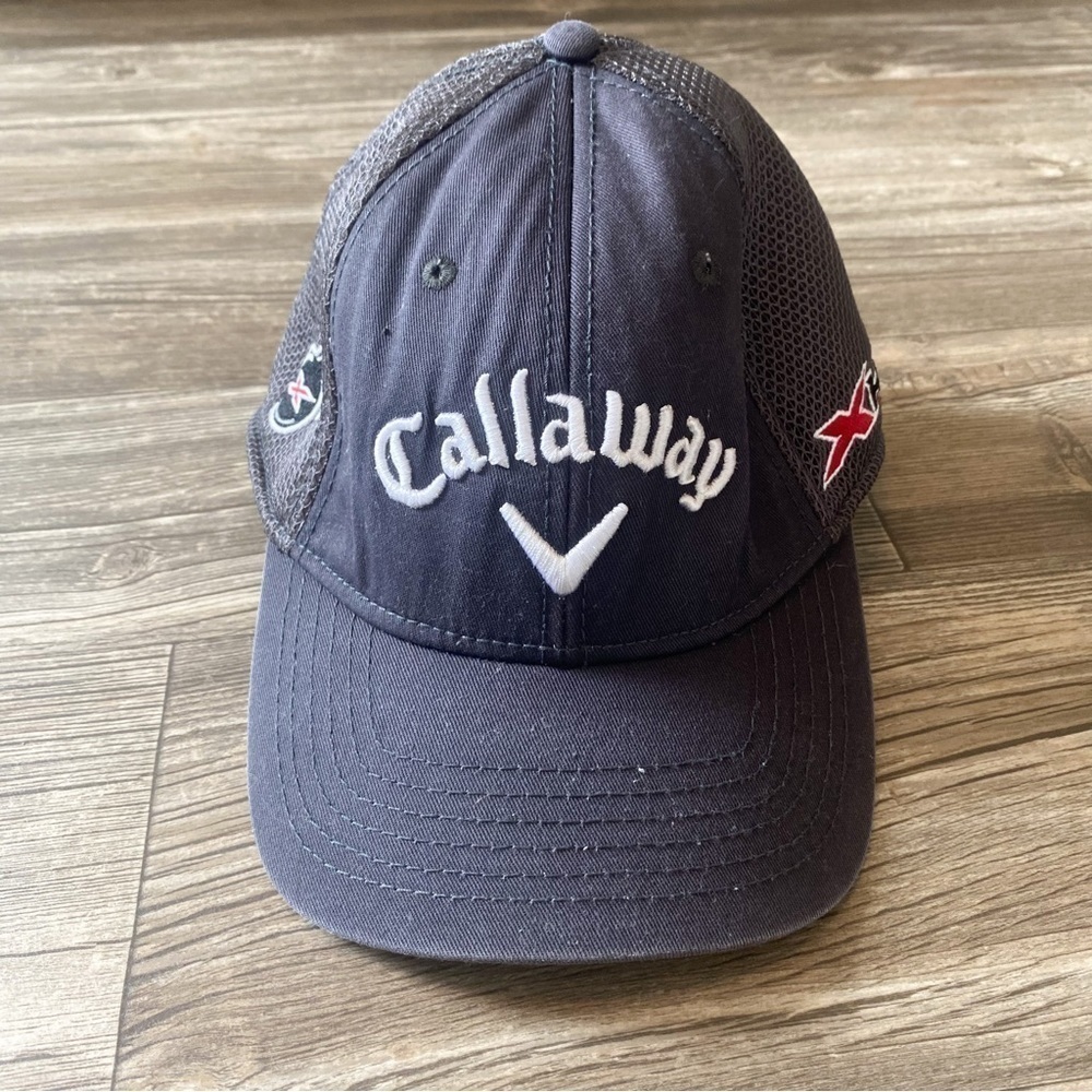 Callaway Golf Hat X Hot Odyssey Hex Gray Tour Hat Cap Fitted Size Med/Large